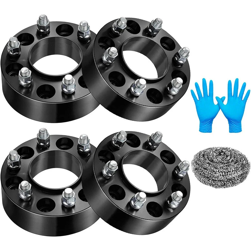 2" Hub Centric Wheel Spacers for 2015–2024 Ford F-150 (6x135, M14x1.5)