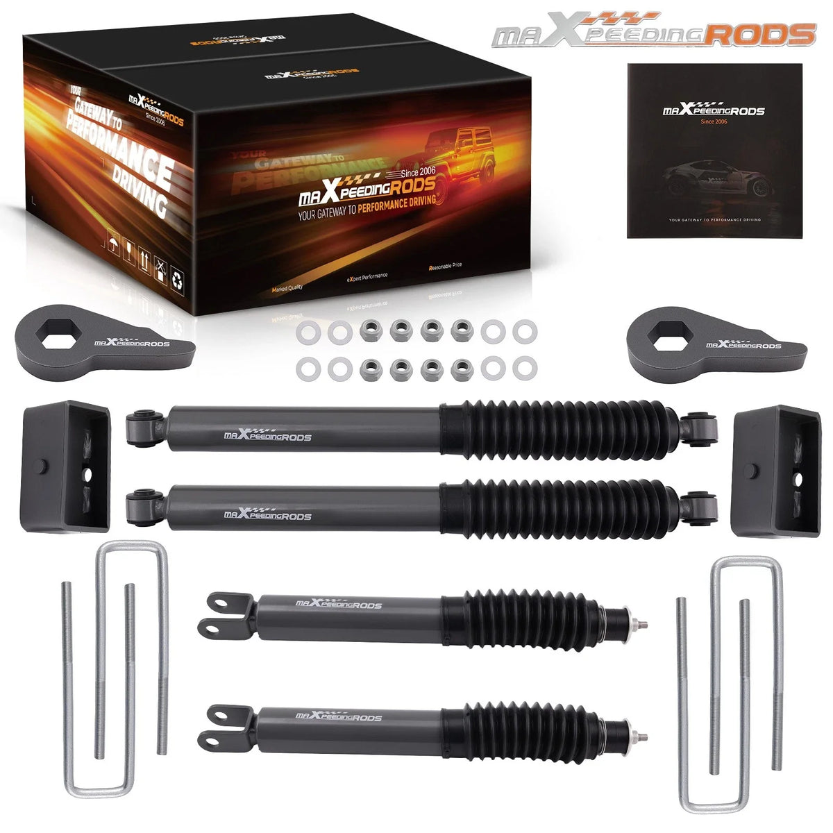 1.5"-2" Adjustable Leveling Lift Kit for Chevrolet Silverado 1500 4WD (1999–2006)