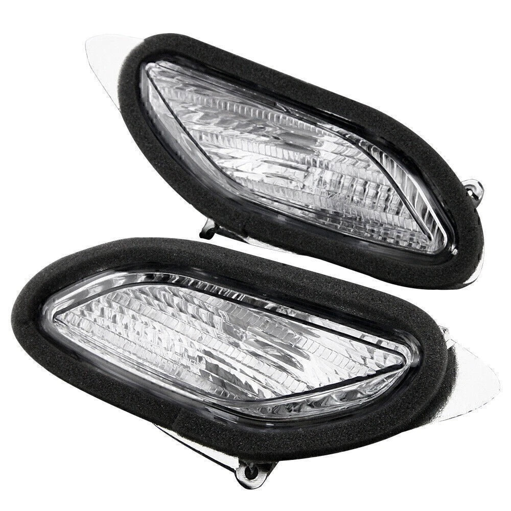 2X Clear Front Turn Signal Indicator Lens for Honda ST1300 (2002–2009)