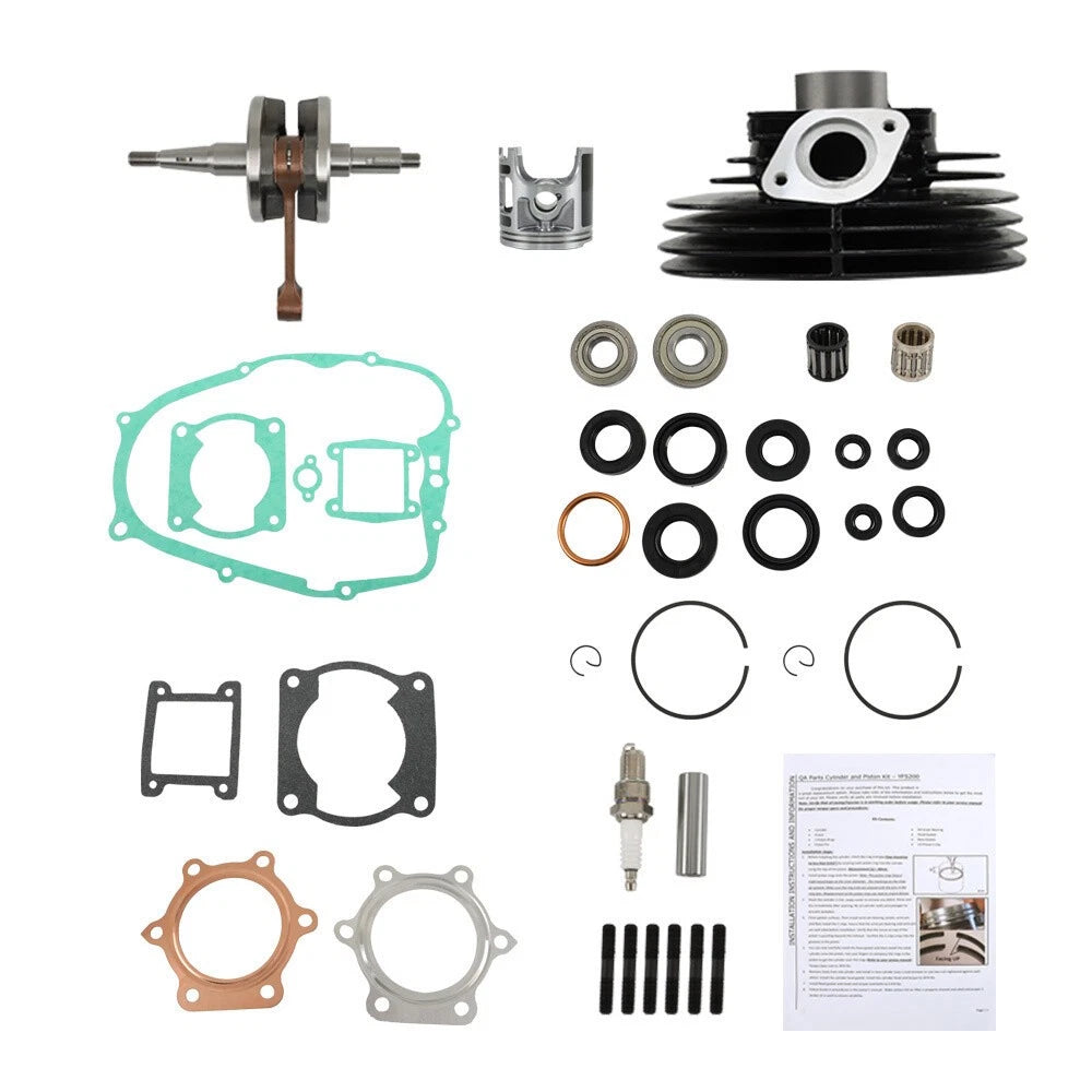 Piston Cylinder Crank Motor Rebuild Gasket Kit for Yamaha Blaster 200 (1988–2006)