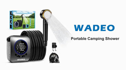 Portable Shower 8000mAh with 5 Pressure Levels for Outdoor Use
