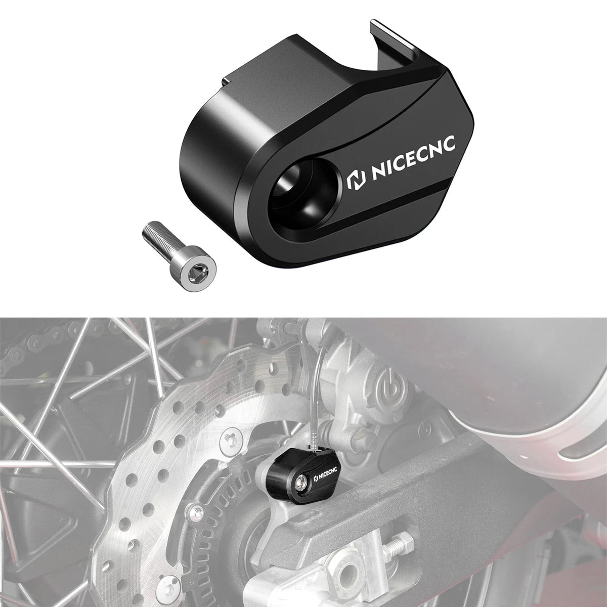 Rear ABS Cable Guard Cover for Yamaha Tenere 700 XTZ700 XTZ07 (2019–2024)