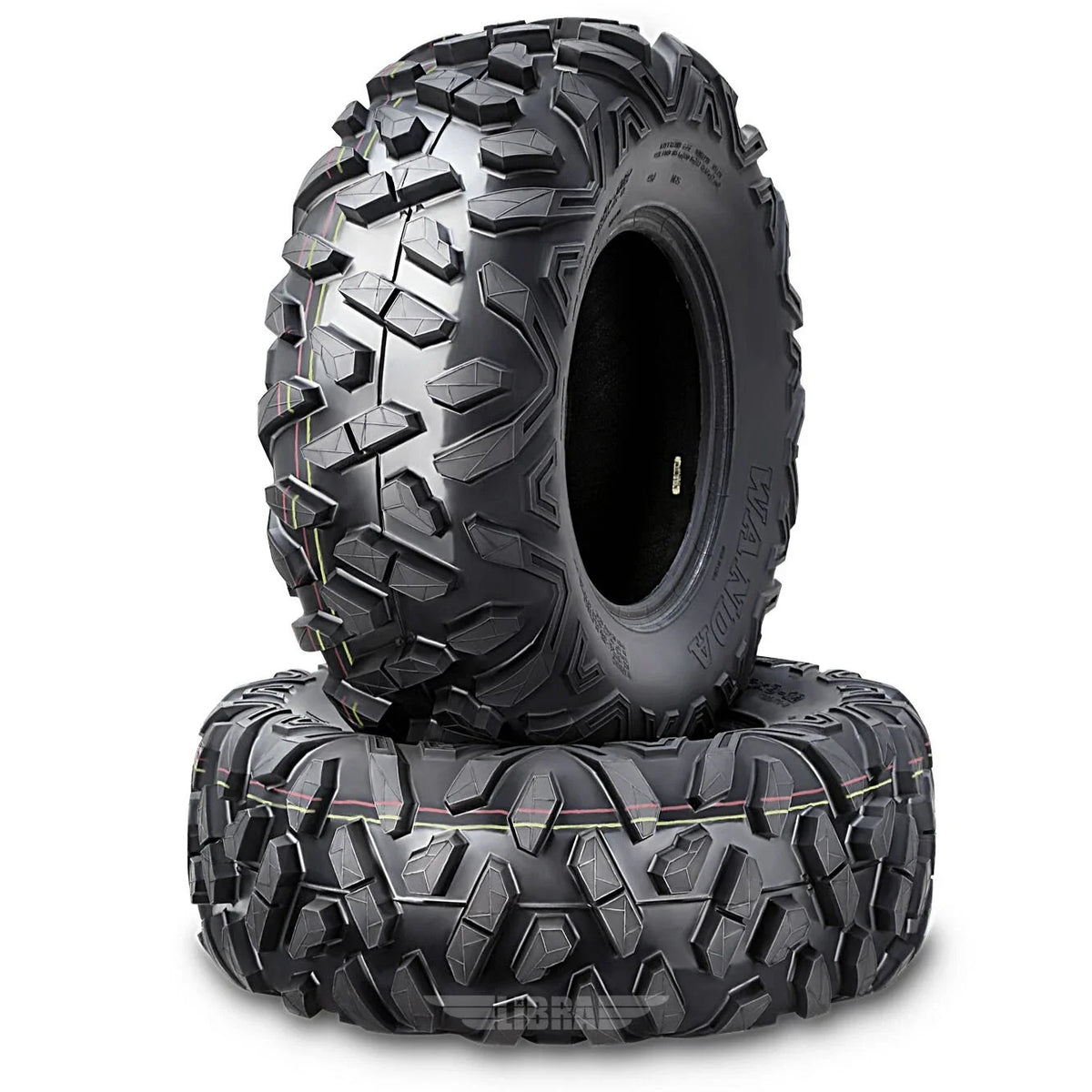 Set of 2 WANDA ATV Tires 23x7-10 23x7.00-10 for ATV
