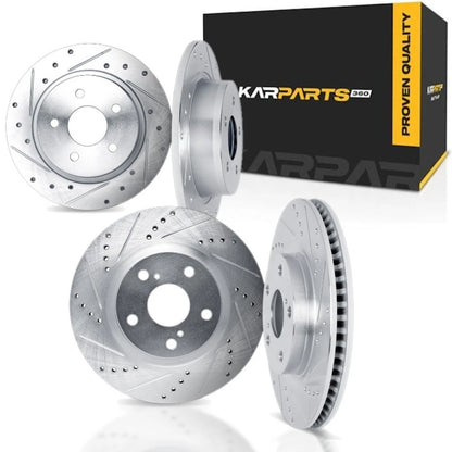 Set of 4 Brake Rotors for Mazda 3 (2017–2018) ALX-PAU-DF-7004-80013-CLA1