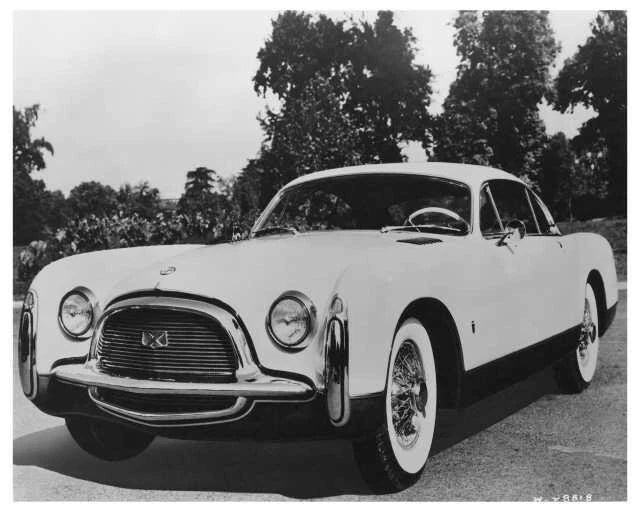 Press Photo for 1952 Chrysler Special Concept Show Car Designed by Ghia