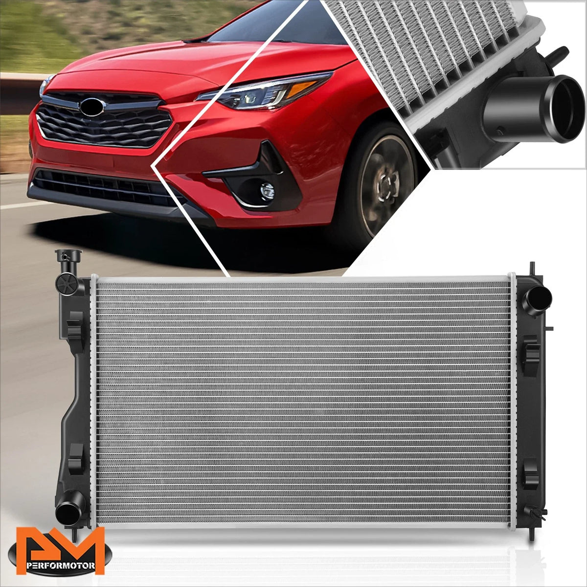 Aluminum Radiator DPI-13748 for Subaru Impreza Crosstrek Hybrid (2017–2023)