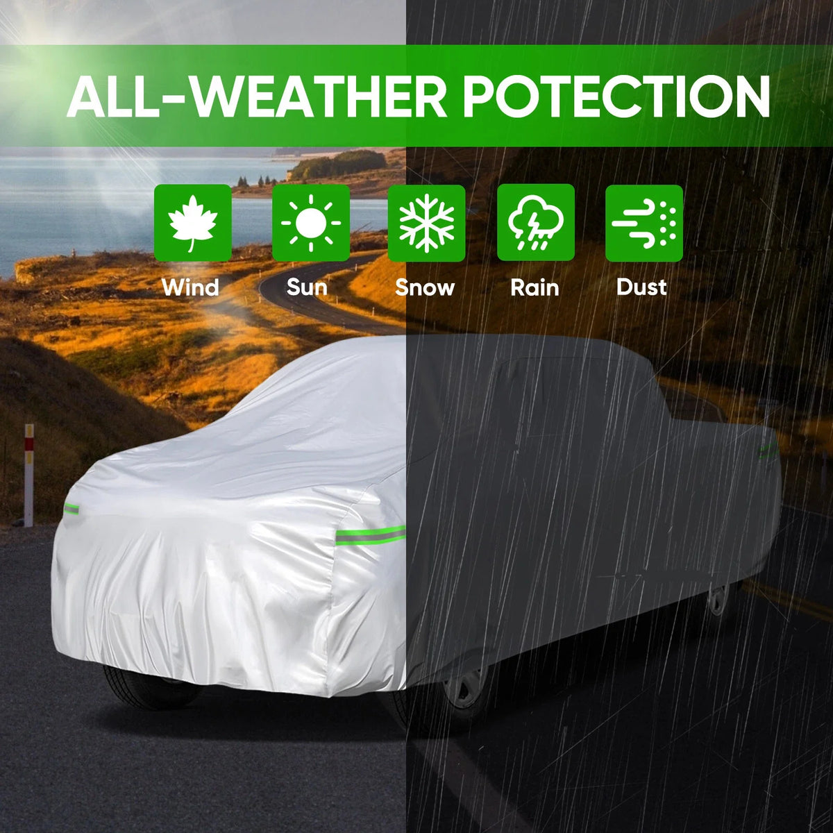 Pickup Truck Cover for NEVERLAND XL (Waterproof, UV Resistant)