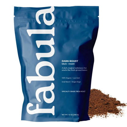 Organic Dark Roast Coffee - Freshly Ground - 12 Ounce (Pack of 1)