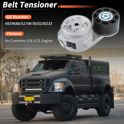 Drive Belt Tensioner Pulley for Ford F650 F750 Freightliner B2 M2 (No.4929688)