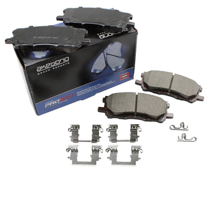 Set of 4 Akebono ProACT Front Ceramic Brake Pads for RX330 RX350 RX400h (2004–2007)