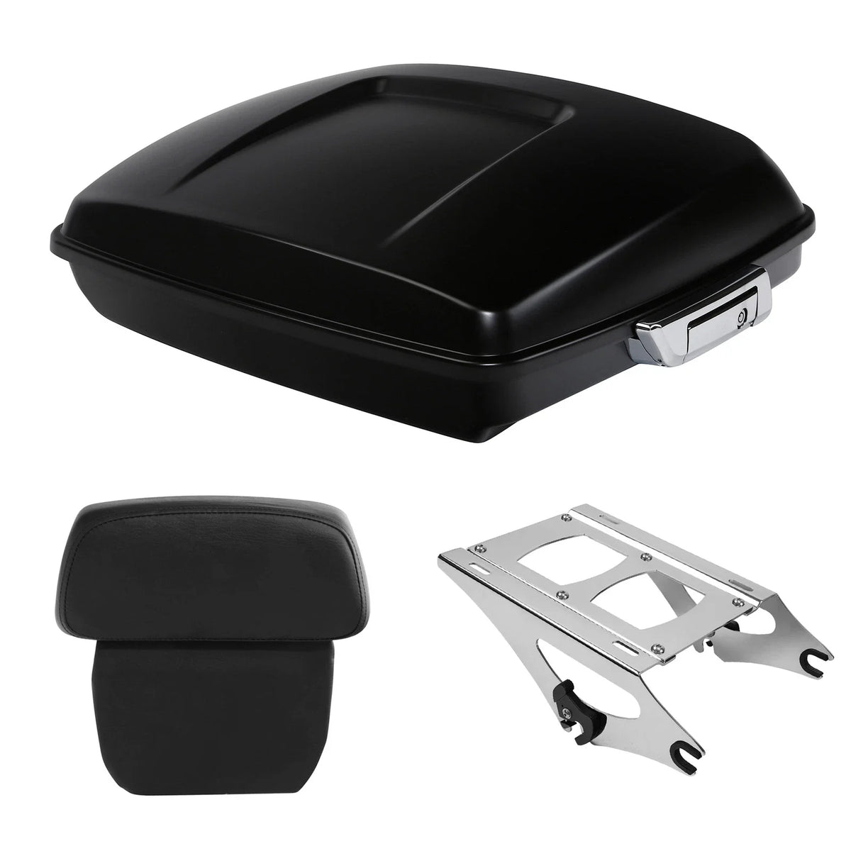 Trunk Pad Mount Rack for Harley Street Road Glide (2014–2026) Black Denim