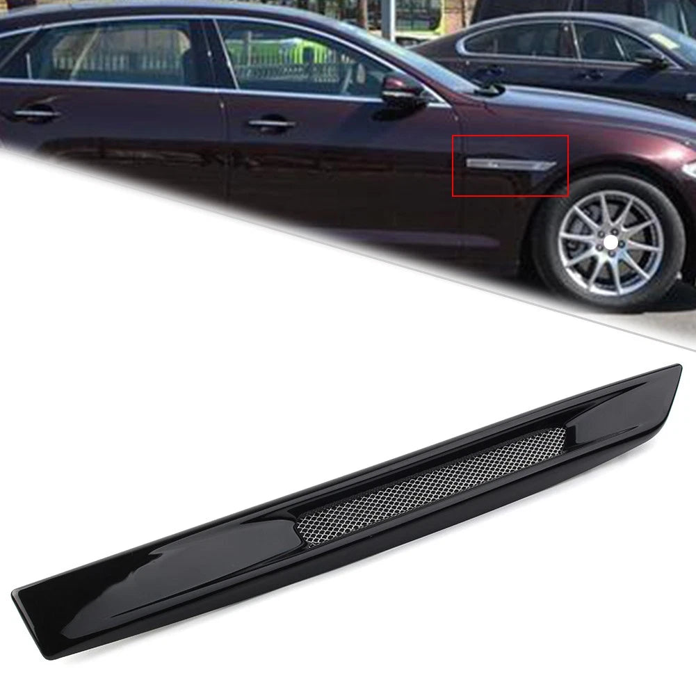 Front Right Fender Air Vent Grille for Jaguar XJ (2010–2019) Black
