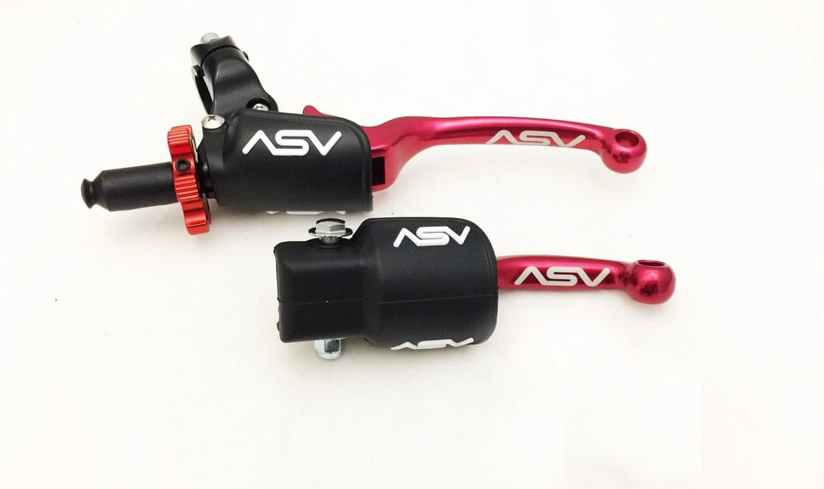 ASV F3 Front Brake Pro Pack Clutch Perch Lever Red for Yamaha YZ 450F (2014–2023)