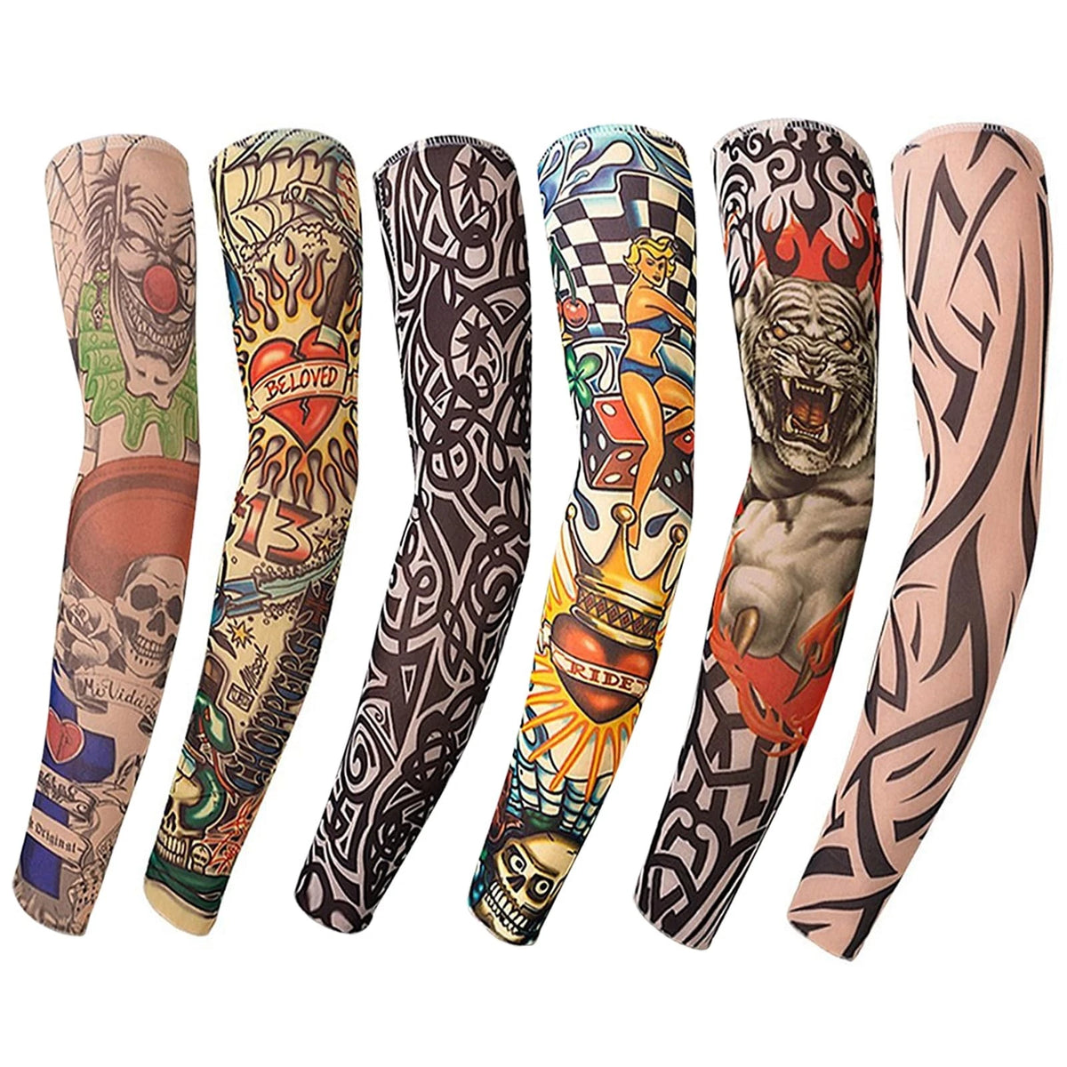 18 Count Tattoo Arm Sleeves for Multiple Uses (Pack of 1)
