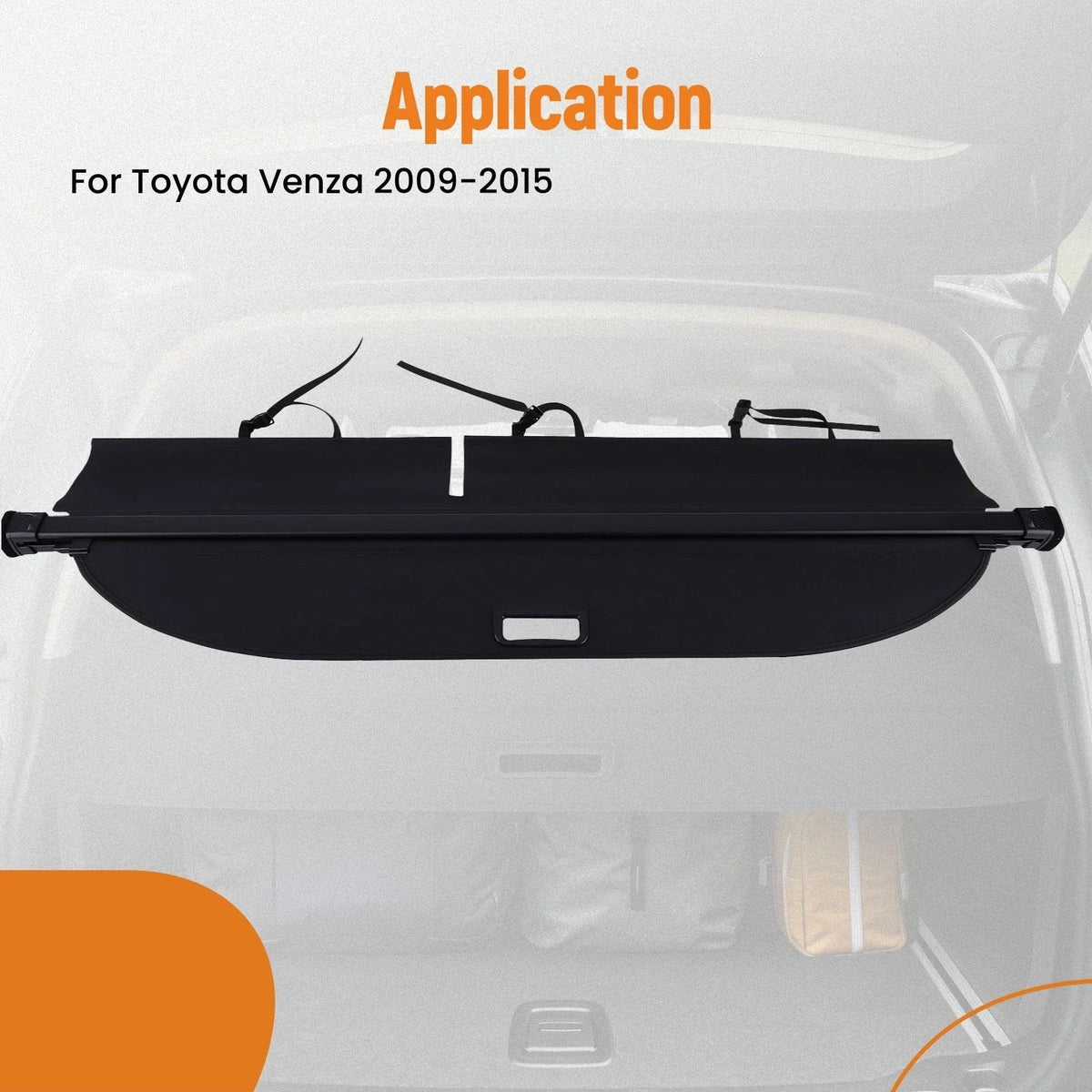Trunk Shade Load Boot Cover for Toyota Venza (2009–2015)