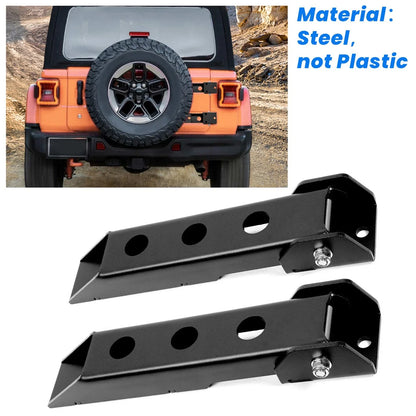 Pair Rear Tailgate Door Hinges for Jeep Wrangler JK (2007–2018)
