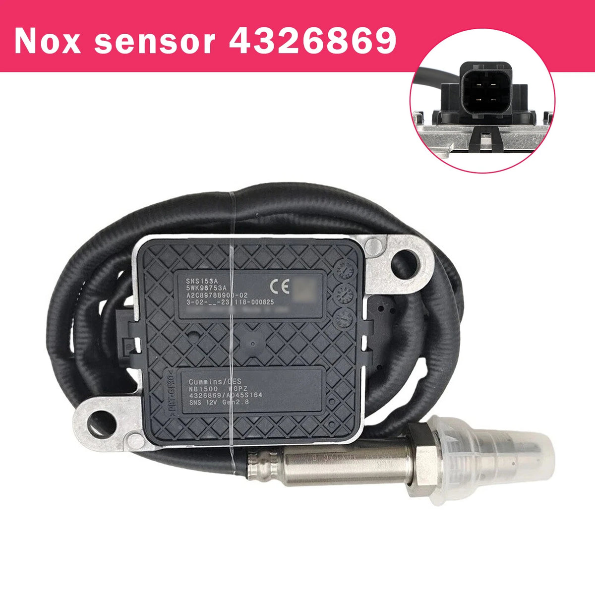 NOx Sensor 4326869, 2872947 for Cummins