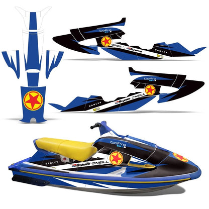 Graphic Stickers Decals for Yamaha Wave Raider (1994–1996)