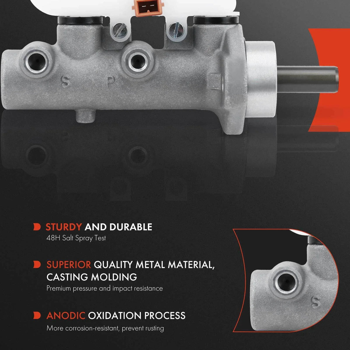 Brake Master Cylinder with Reservoir for Dodge Dakota Mitsubishi Raider