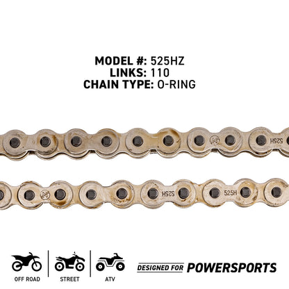 Sprocket Chain Set 15/42 Tooth for Honda CB600F Hornet (MK1003815, 519-KCS0287K-K001)