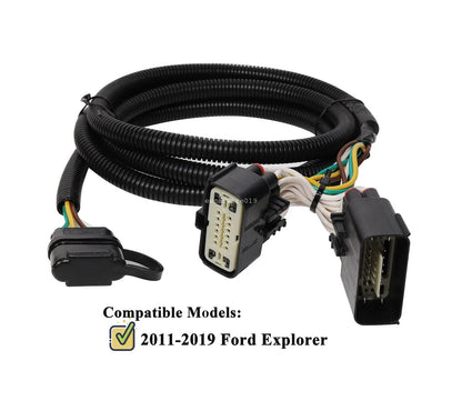 4 Pin Trailer Light Wiring Harness for Ford Explorer (2011–2019)