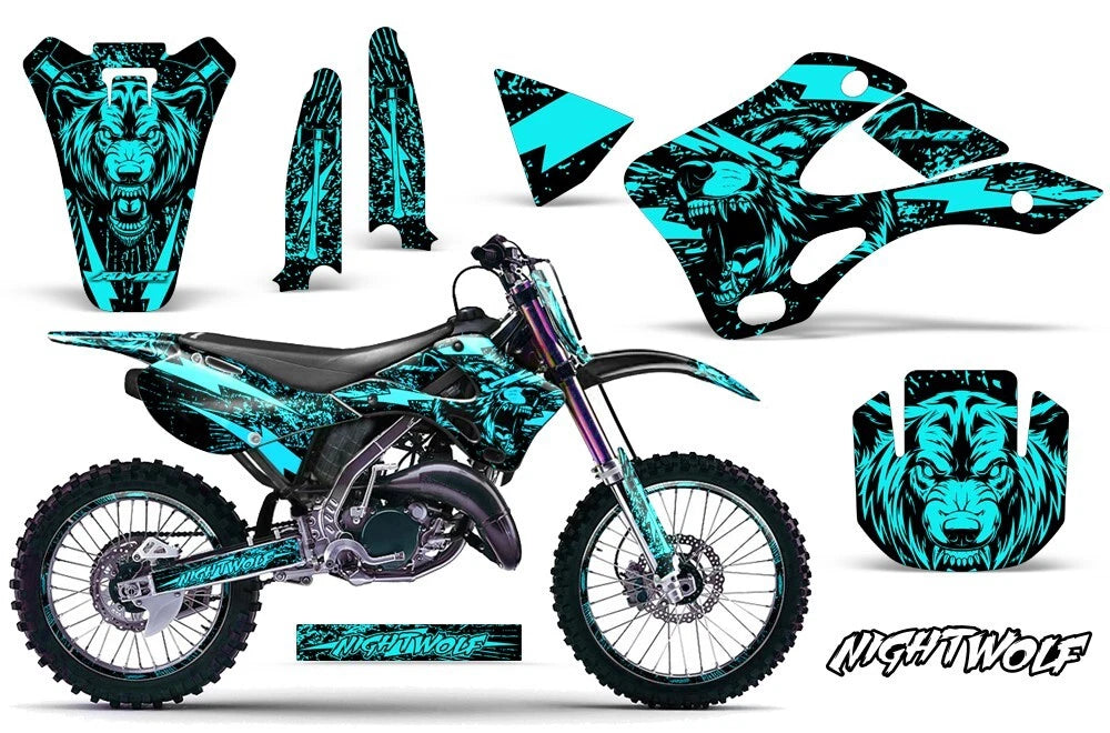 Graphic Stickers +#PLT/RIM Decals for Kawasaki KX125 KX250 (1999–2002)