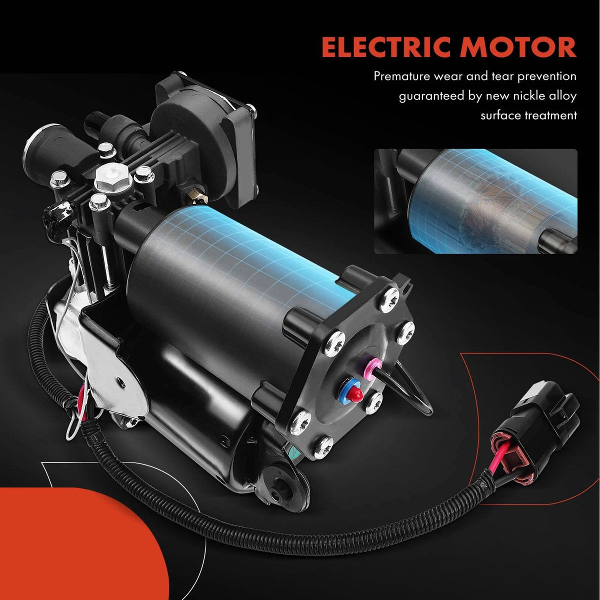 A-Premium Air Suspension Compressor for Audi A6 A8 Quattro (2019–2023) 4N0616005C, 4N0616005D