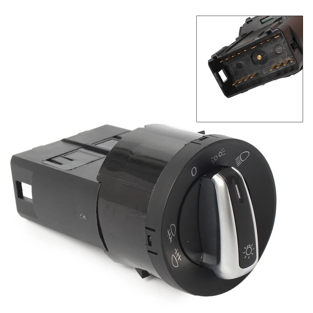 Chrome Head Light Switch Control for Volkswagen Passat B5 B5.5 & Sharan (1998–2005) - 3BD 941 531