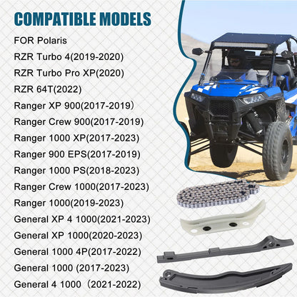 Cam Chain + Tensioner Guide for Polaris Ranger XP Crew 900-1000 (2017-2023)