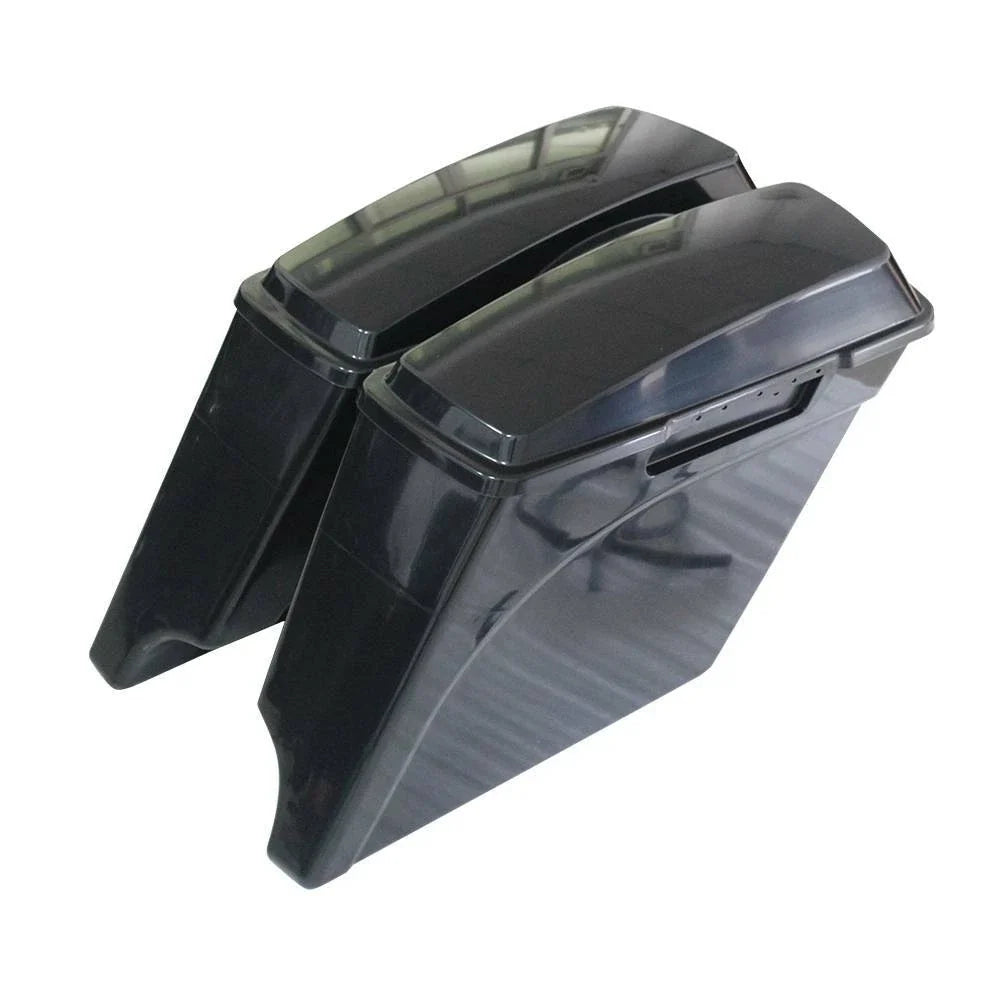 4" Stretched Extended Hard Saddlebags for Harley Touring (1993–2013)