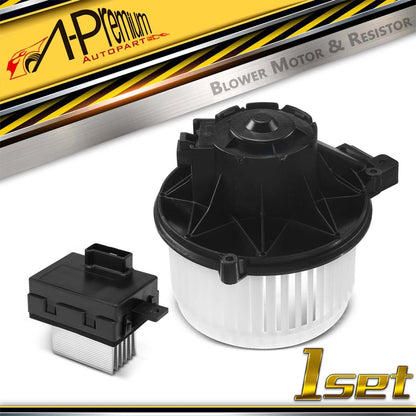 HVAC Blower Motor & Resistor Kit for Ford Fusion Mercury Lincoln (2006–2012) - 8E5Z19E624A, 973057, JA1712, 8E5Z-19E624-A