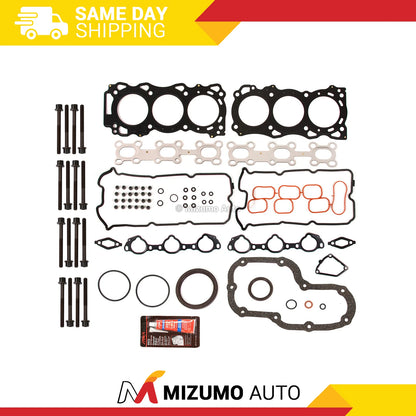 Full Gasket Set with Head Bolts for Nissan Pathfinder Xterra Frontier (2005–2009) MA-4216922495, HS26370PT, CS26370, ES72900