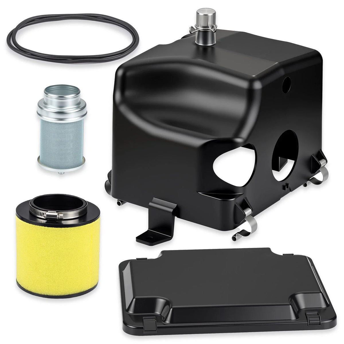 Air Filter Box + Lid Cap & Seal w/ Clip For Honda Foreman TRX400FW (1995–2003)
