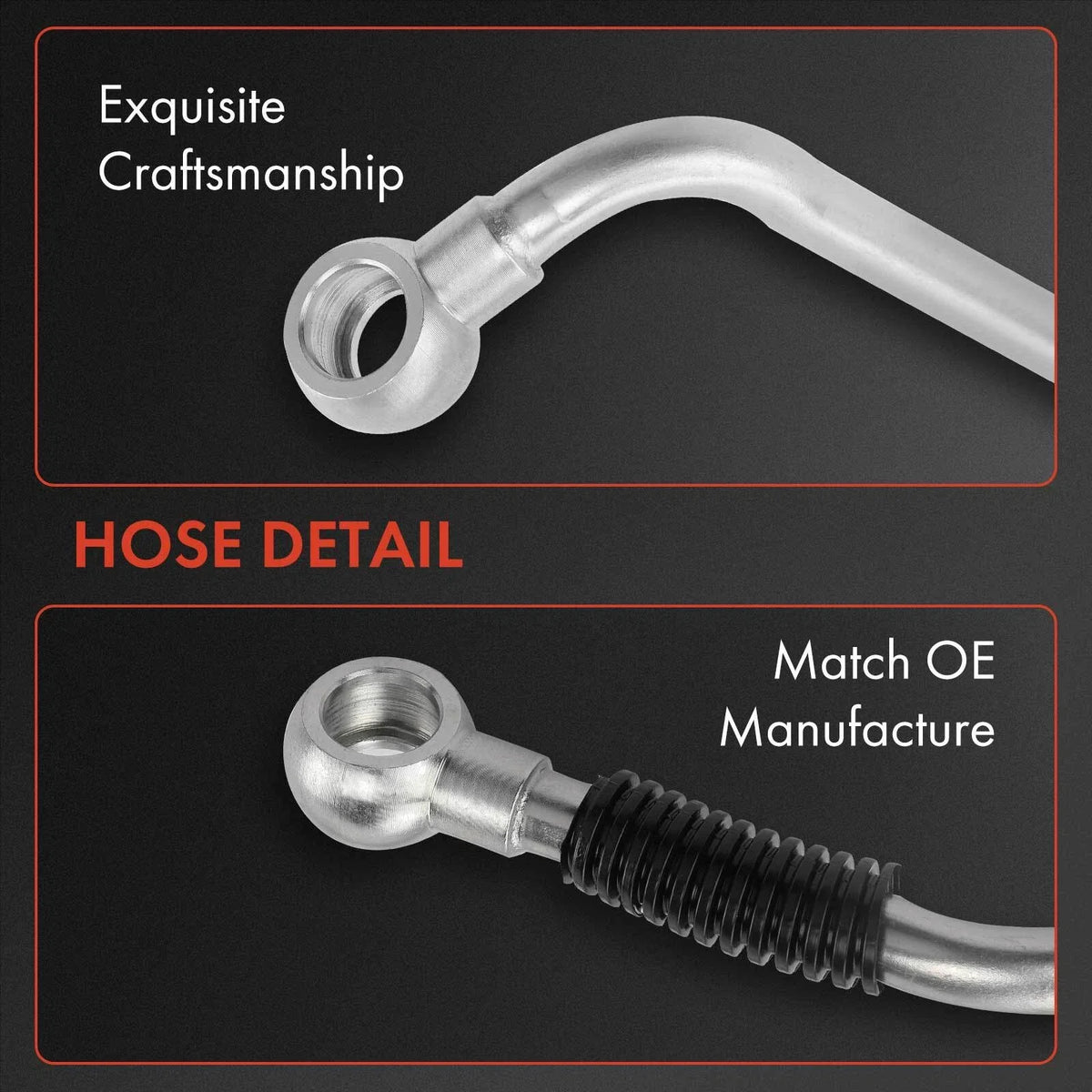 2X Power Steering Pressure & Return Line Hose for BMW 740iL 740i (1997–2001)