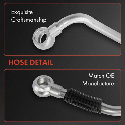 2X Power Steering Pressure & Return Line Hose for BMW 740iL 740i (1997–2001)