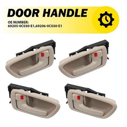Interior Door Handle Set for Toyota Sequoia Tundra (2001–2007) Beige