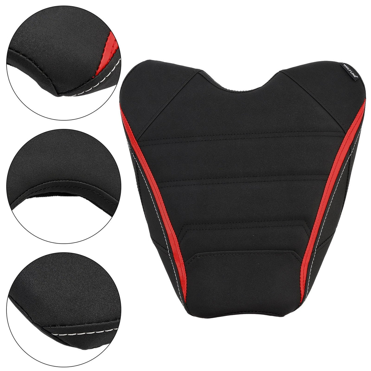 Front Driver Raider Seat Pillion Saddle Red for Honda CBR1000RR-R (2020–2023)