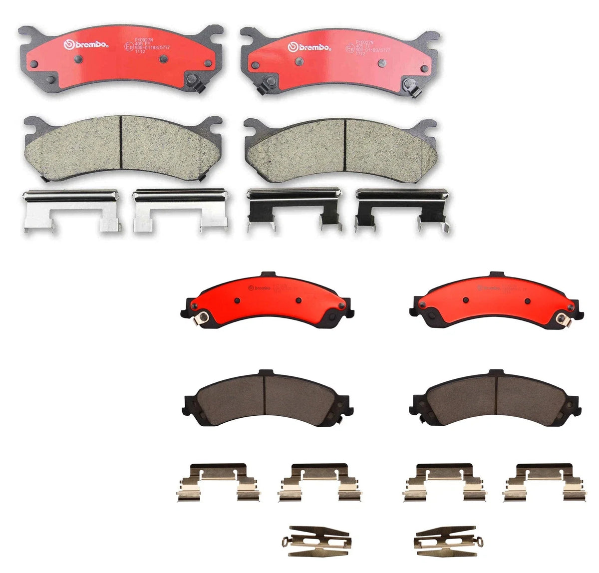 Set of 4 Brembo Brake Pads for Chevrolet Tahoe
