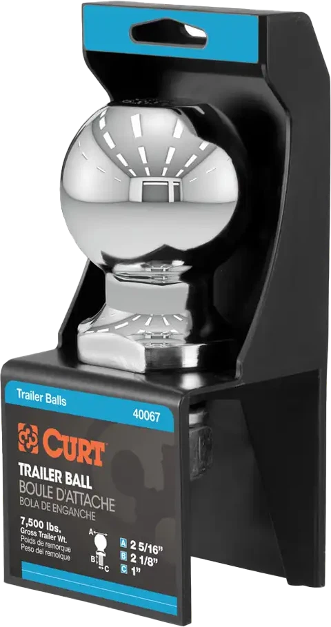 Curt Trailer Hitch Ball 40067 for