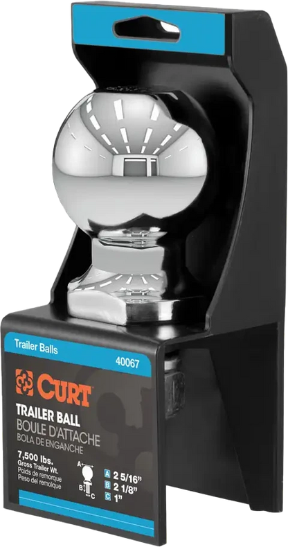 Curt Trailer Hitch Ball 40067 for