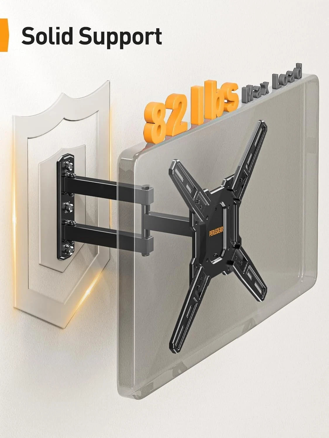 Full Motion TV Mount for Most 26–65 Inch TVs (26-65)