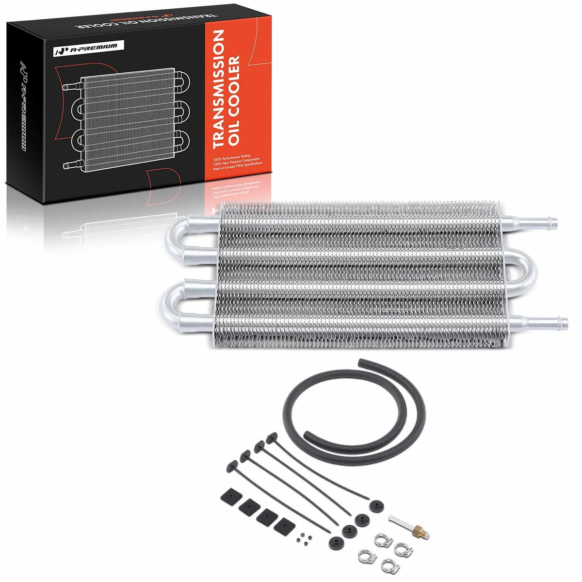 4Rows Transmission Oil Cooler for Ford Dodge Jeep Toyota (OC-1401, M-OC-1401, OC1401)
