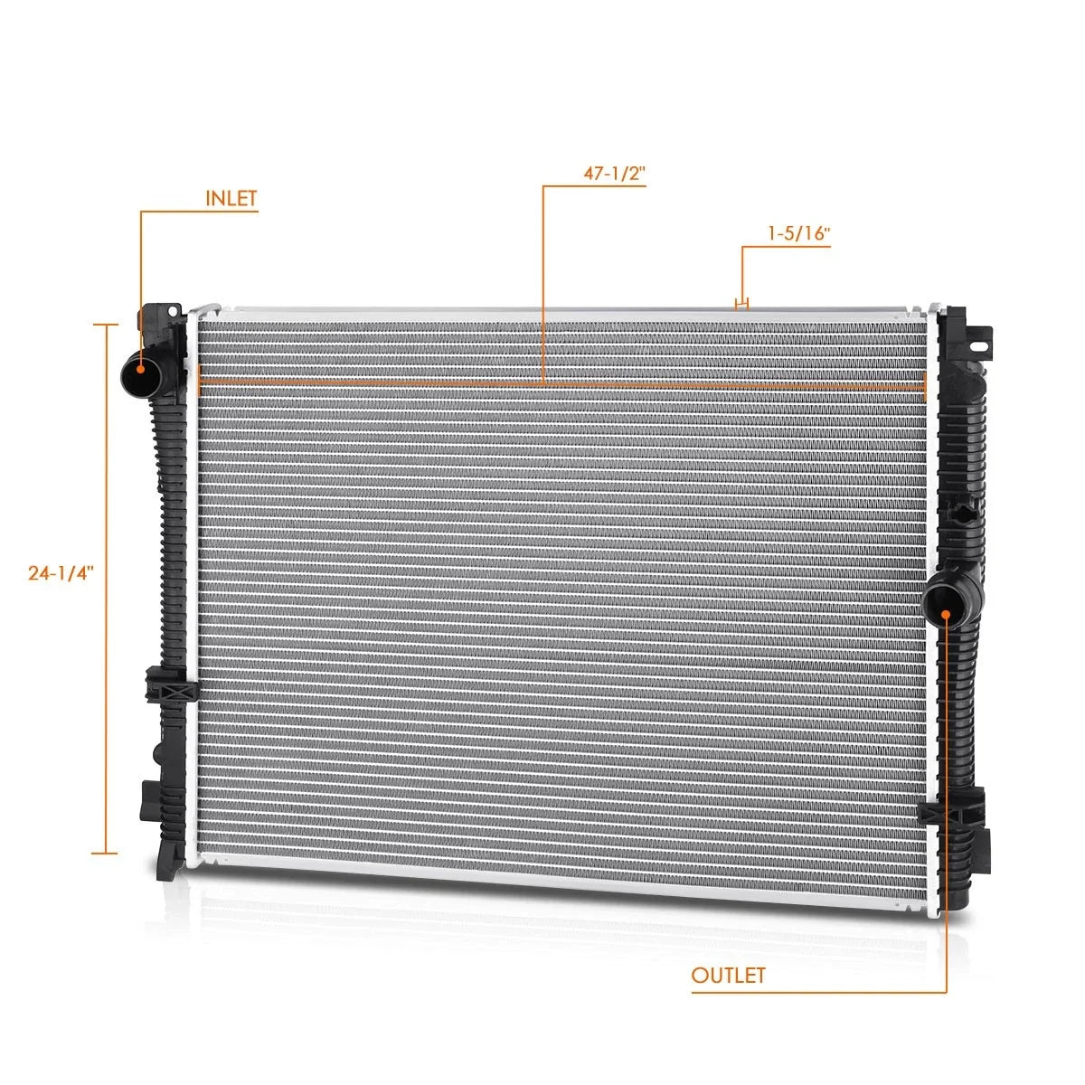 Cooling Radiator for BMW 330I 330E Xdrive Z4 2.0L 3.0L (2019–2024) DPI-13799