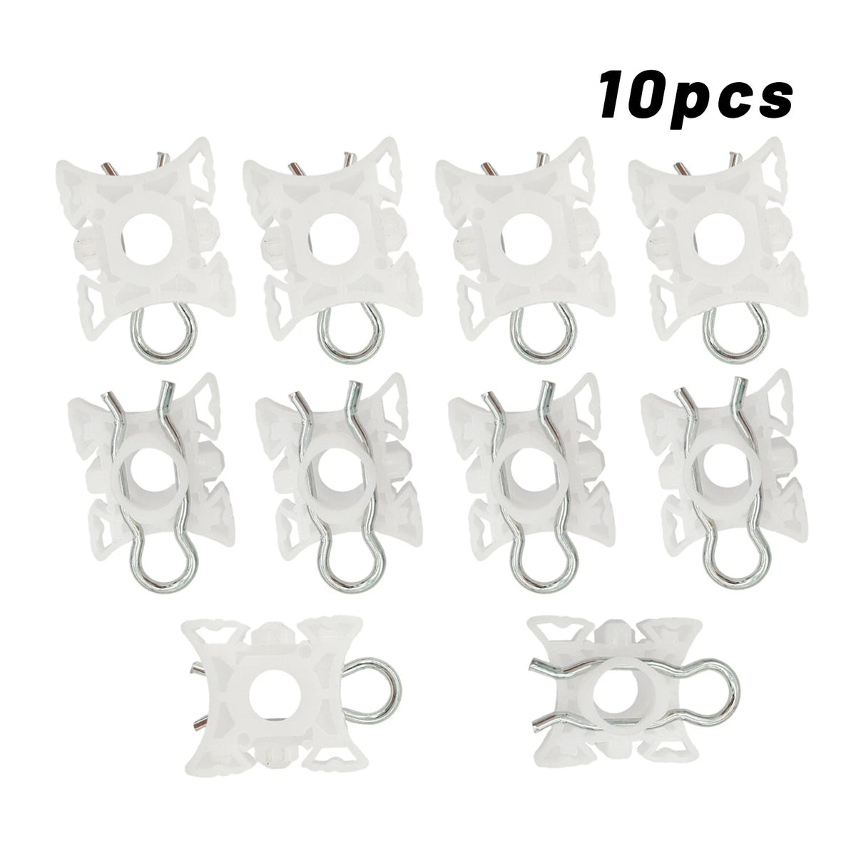 10x Window Regulator Sliding Pivot Clips for BMW E32 E34 E36 E92 E93 (1982–2013) - 51321938884, 51 32 1 938 884