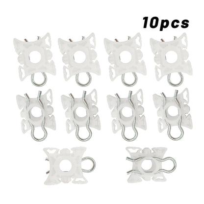 10x Window Regulator Sliding Pivot Clips for BMW E32 E34 E36 E92 E93 (1982–2013) - 51321938884, 51 32 1 938 884