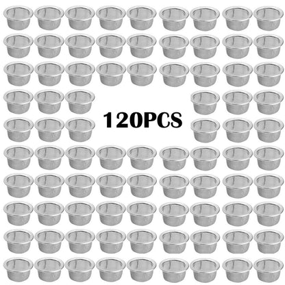 120PC Metal Filter Screen for Tobacco Smoking Pipe