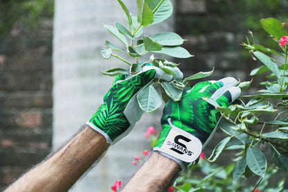 Gardening Gloves for Men Women - Leather Forearm Protection