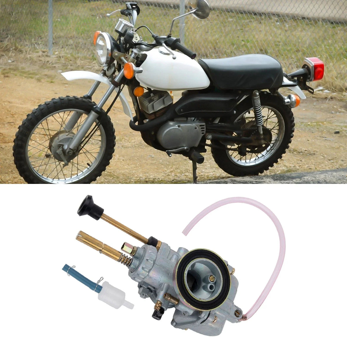 Carburetor 160011185 for Kawasaki KE100 KM100 (1976–2001)