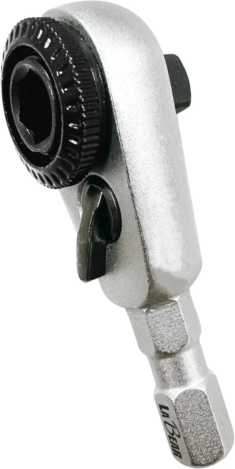 2-In-1 Mini Ratchet Wrench Adapter for Universal Use (No Specific Years)