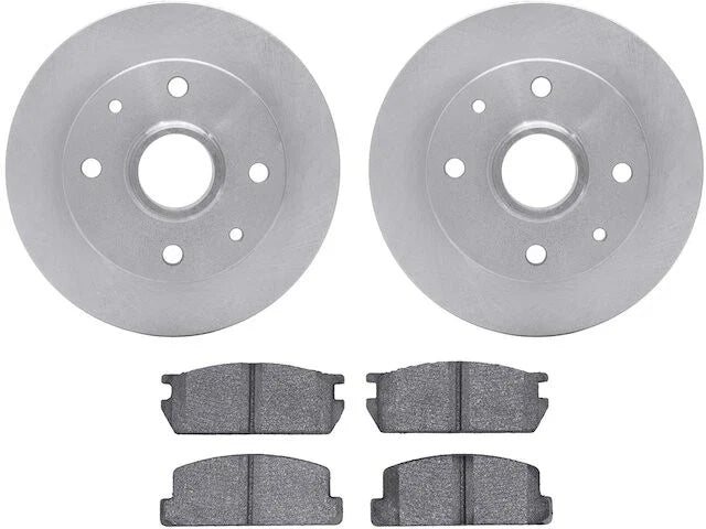 Rear Brake Pad and Rotor Kit for Mazda RX7 (1981–1985) RQ465YK